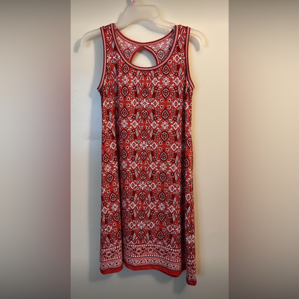 Patterned Midi Dress 🌟 free with purchase 🔥